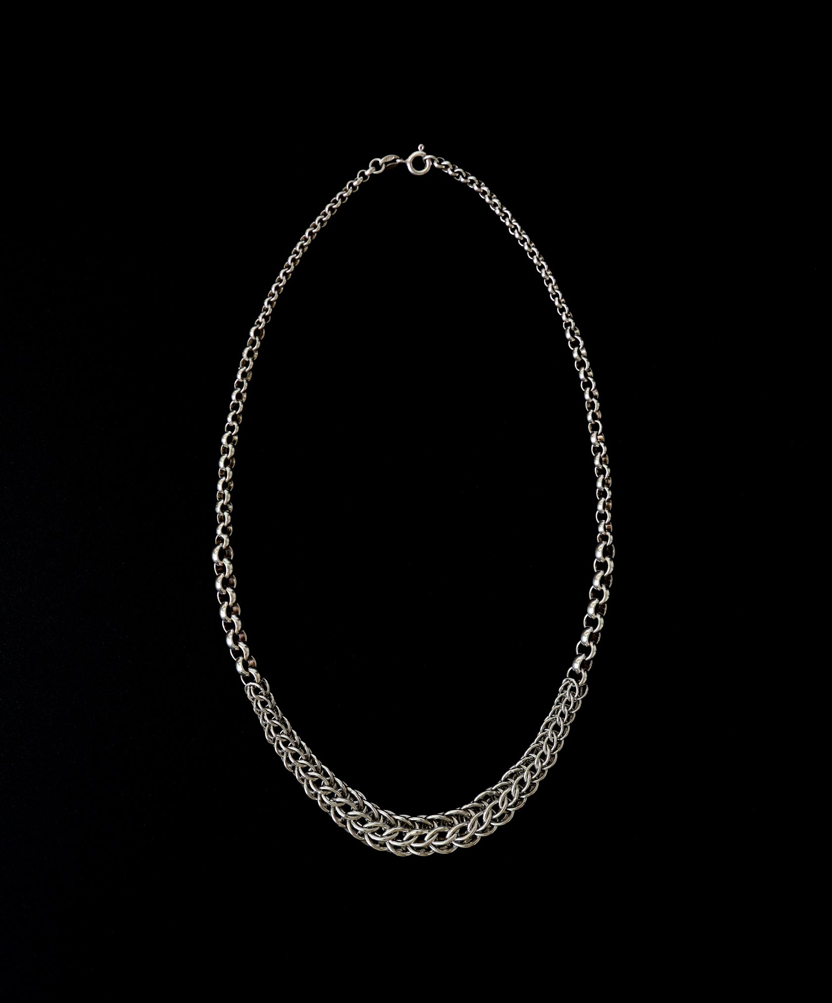 Bold Silver Chain Necklace