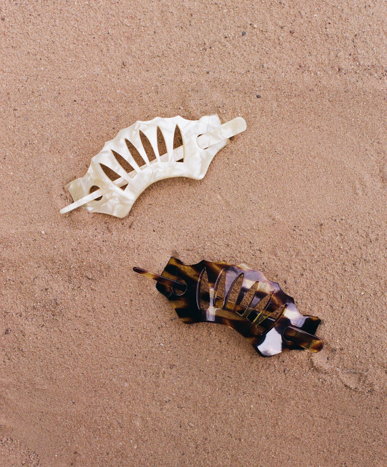 Lucite Stick Barrette in Tortoise